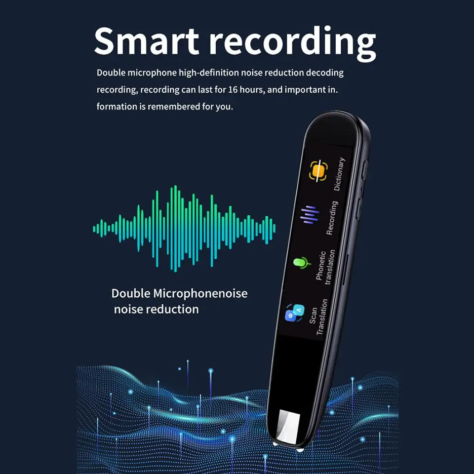 InfiniteSpeak AI Translator Pen: Portable Voice and Text Scanner